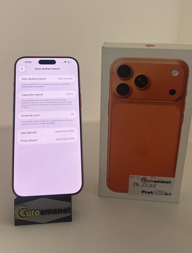 Telefon mobil Apple iPhone 17 Pro Max, 256GB, 5G image 1