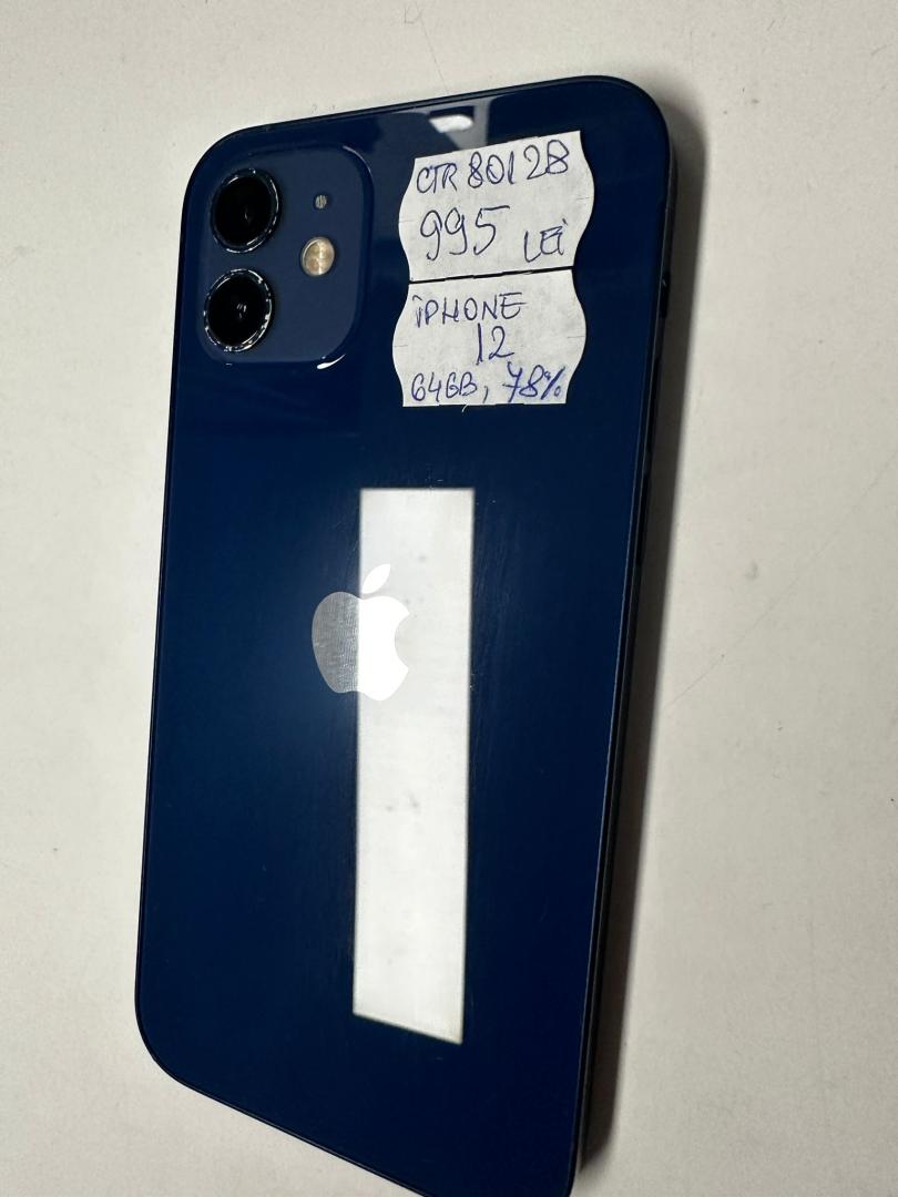 Iphone 12, 64GB, Bat.78% image 1
