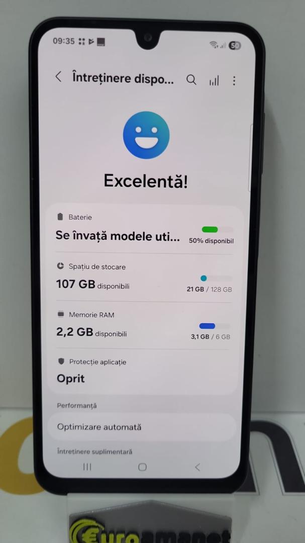 Telefon mobil Samsung Galaxy A26, Dual SIM, 6GB RAM, 128GB, 5G, Black image 3