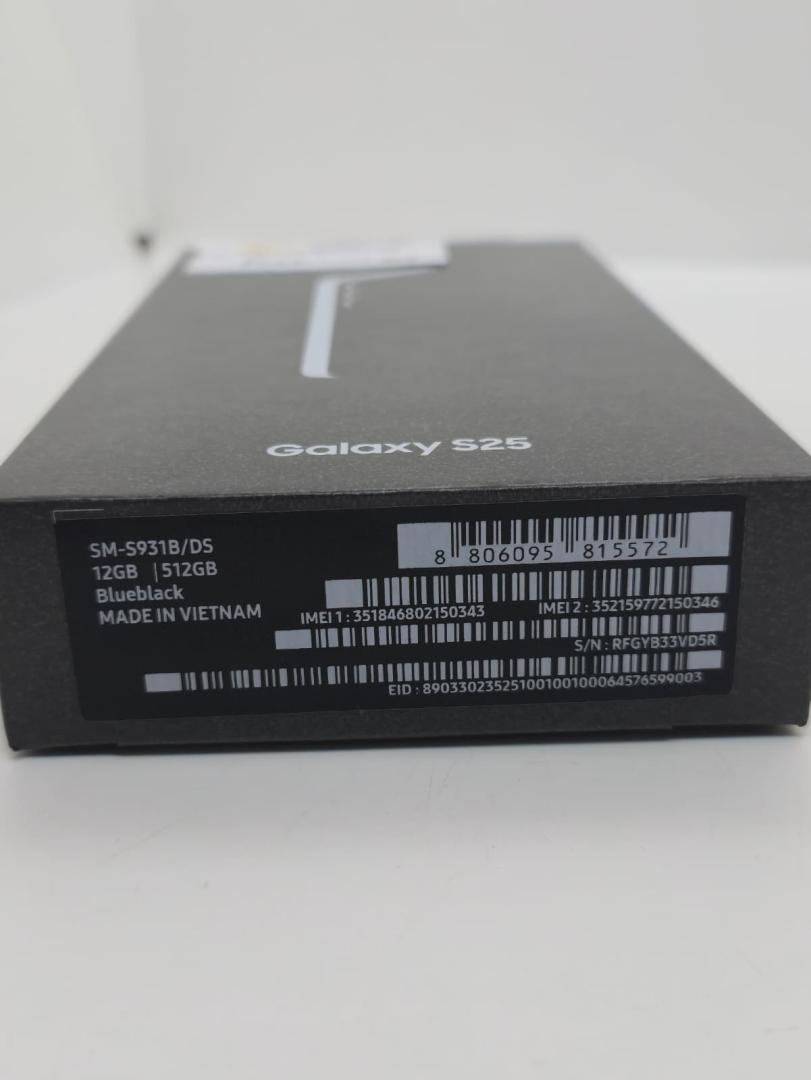 Telefon mobil Samsung Galaxy S25, 12GB RAM, 512GB, 5G, Blueblack, NOU image 1