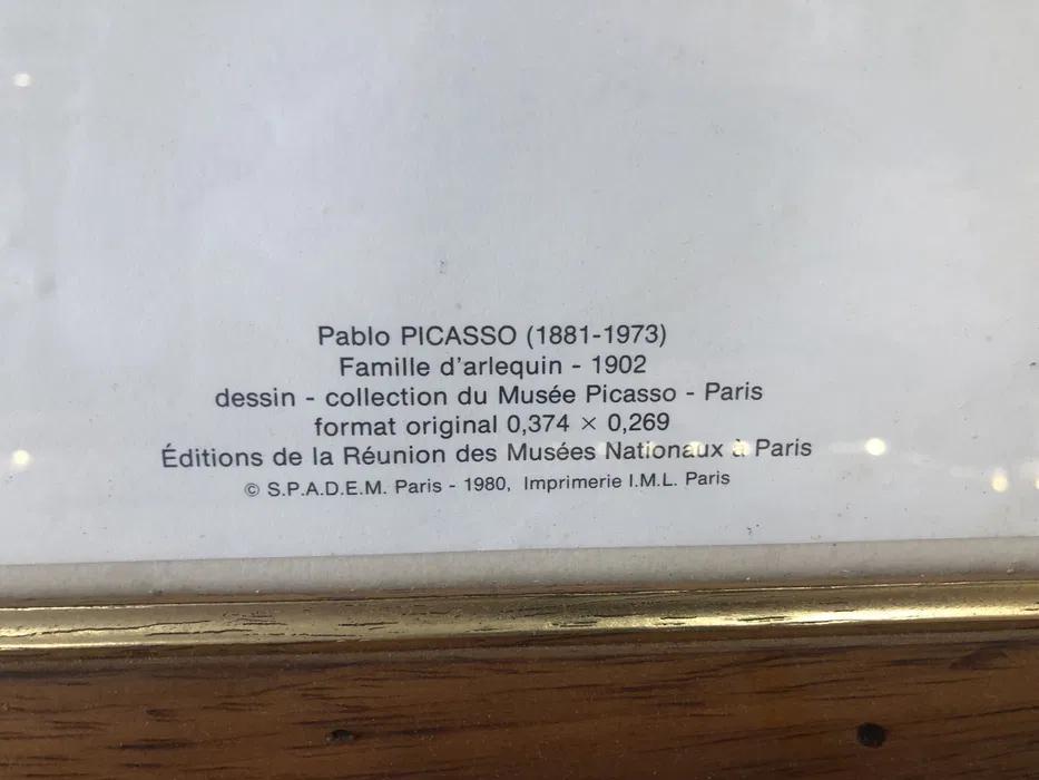 Reproducere Tablou Pablo Picasso Famille d’arlequin 1902 image 2