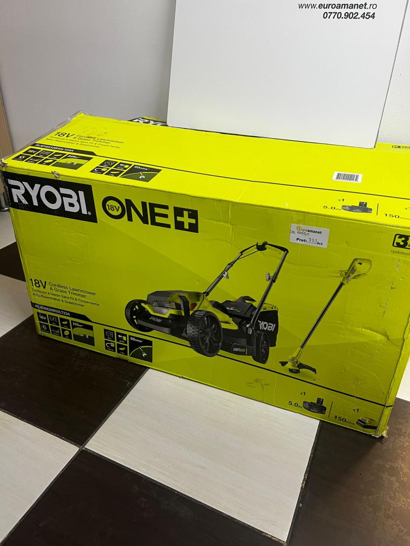 Masina de tuns iarba, Ryobi RLM18X33B50 image 3