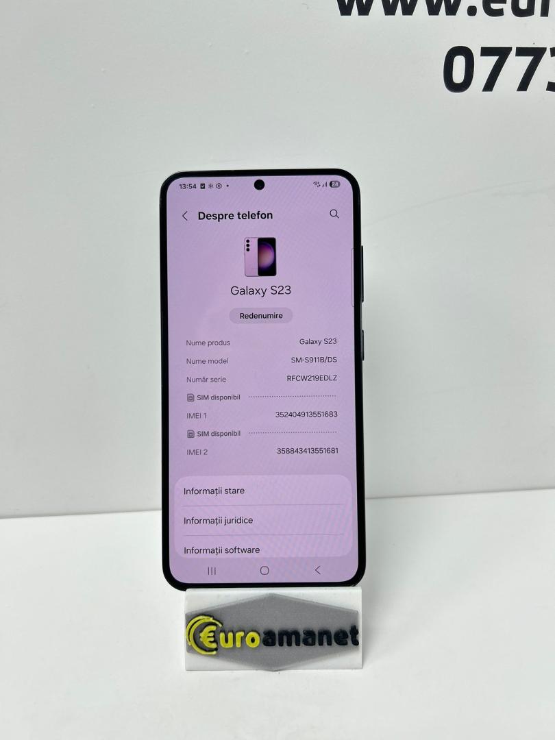 Telefon mobil Samsung Galaxy S23, Dual SIM, 8GB RAM, 128GB image 3