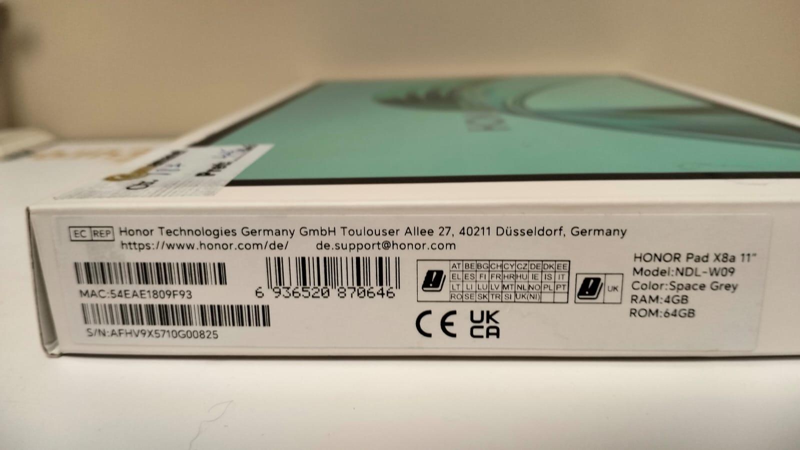 Tableta Honor Pad X8a, Octa-Core, 11'', 64GB, image 3