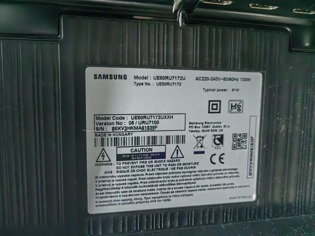 Televizor LED Smart Samsung, 125 cm 4K Ultra HD, Clasa A image 2