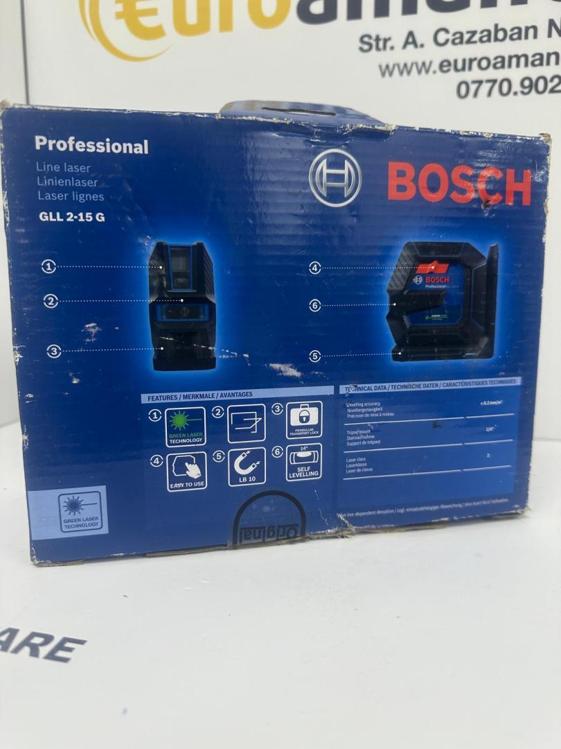 Bosch GLL 2-15 G + LB 10 - Nivela laser cu linii, image 1