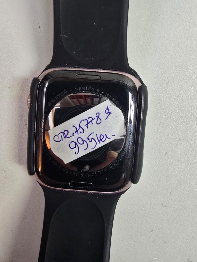 Apple Watch Series 9 GPS, 45 mm, carcasa roz din aluminiu image 5