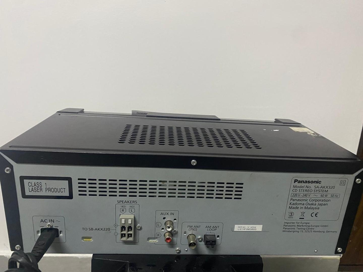 Microsistem audio High Power Panasonic SC-AKX320E image 2