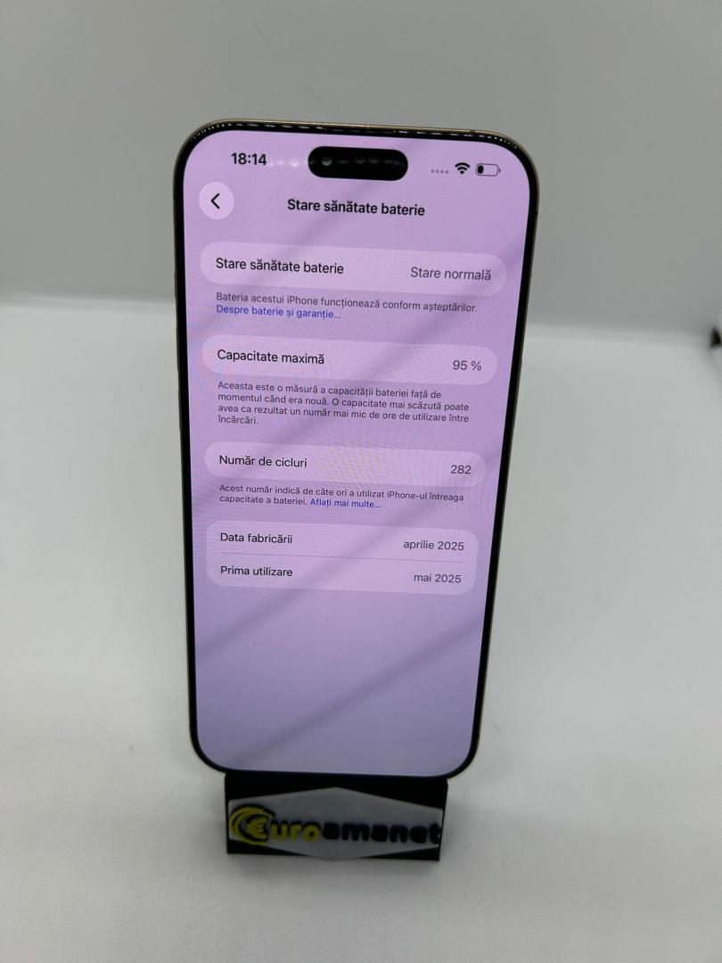 Apple iPhone 16 Pro Max, 256GB, 5G, Desert Titanium, 95% image 1