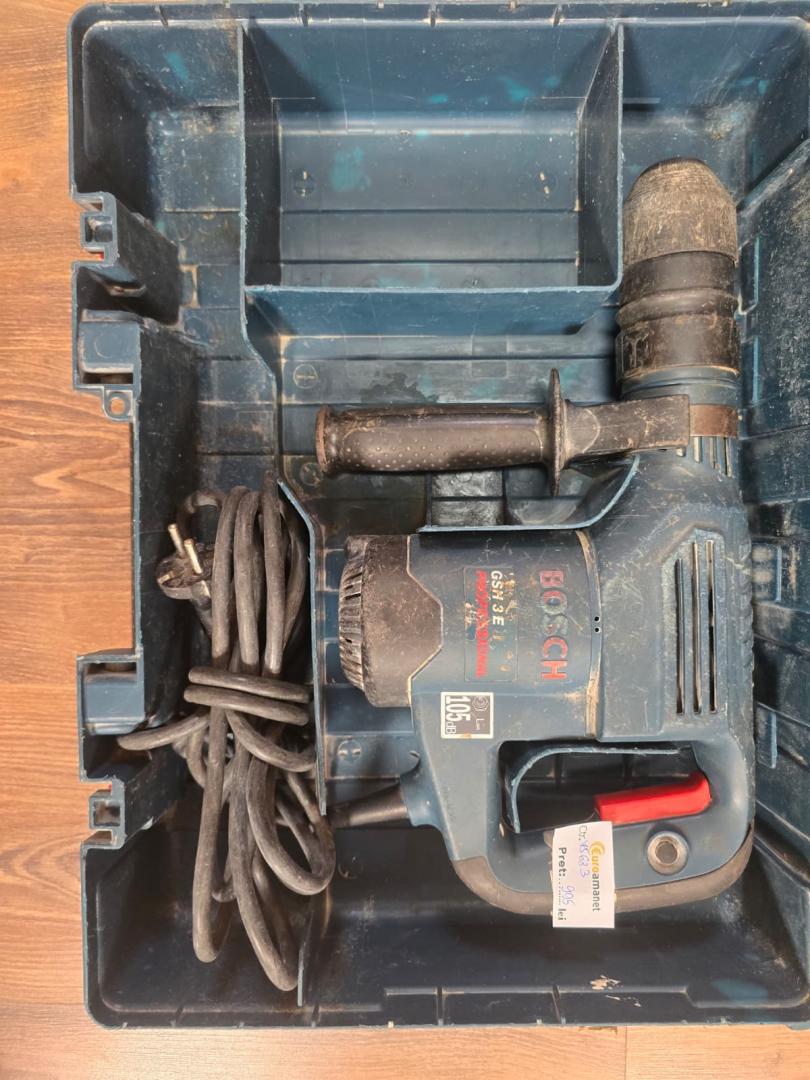 Ciocan demolator SDS-Plus Bosch Professional GSH 3 E, 650W, 2.6J, valiza plastic image 3