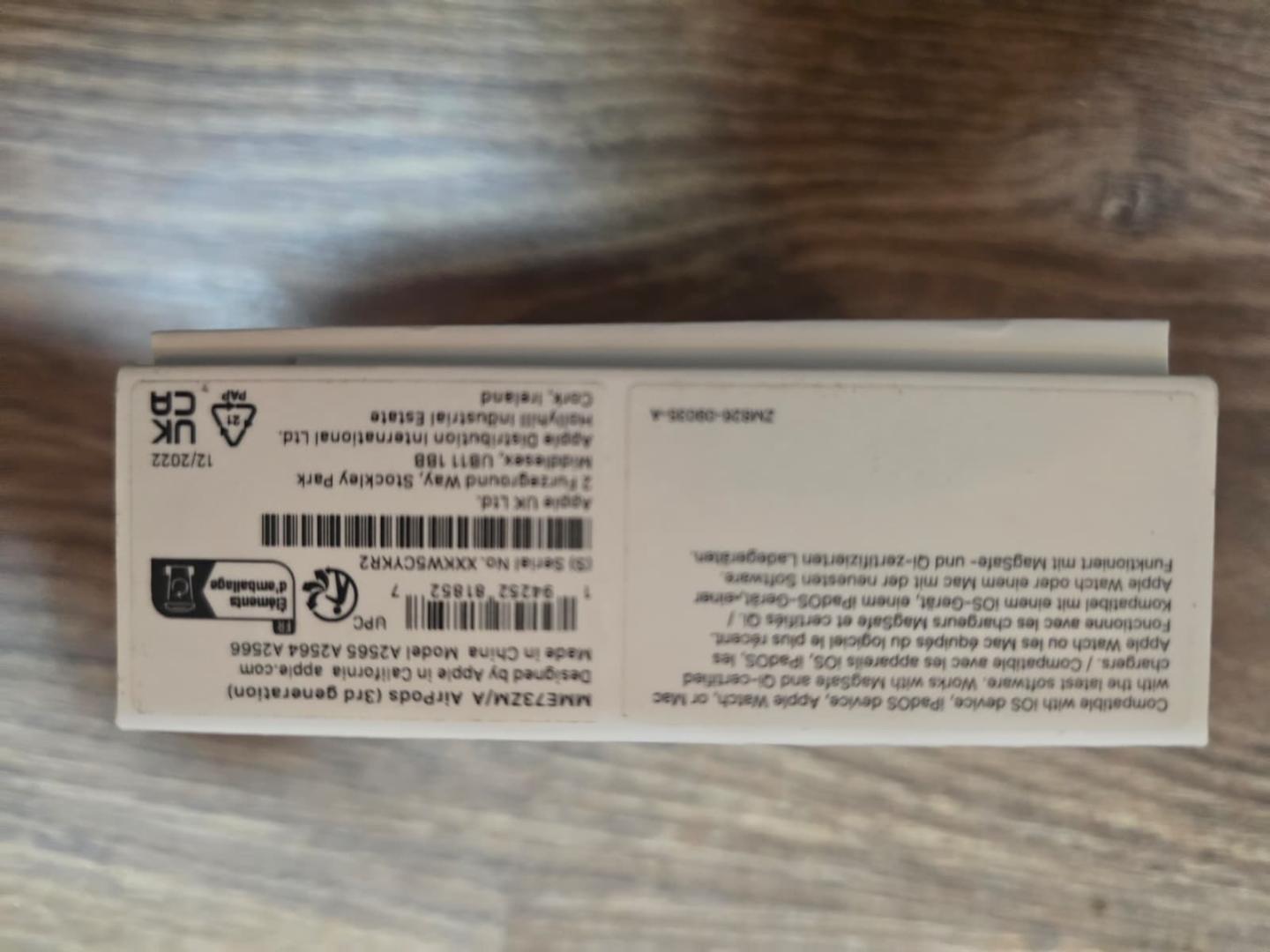 Casti Apple Airpods Pro 3, Carcasa MagSafe image 1