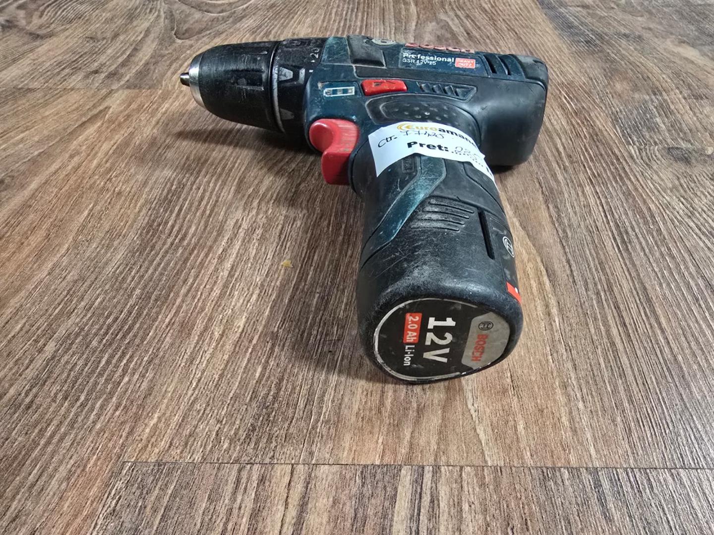 Masina de gaurit si insurubat (bormasina) pe acumulator Bosch Professional GSR 120-Li, 12 V, 1500 RPM, 14-30 Nm, image 1