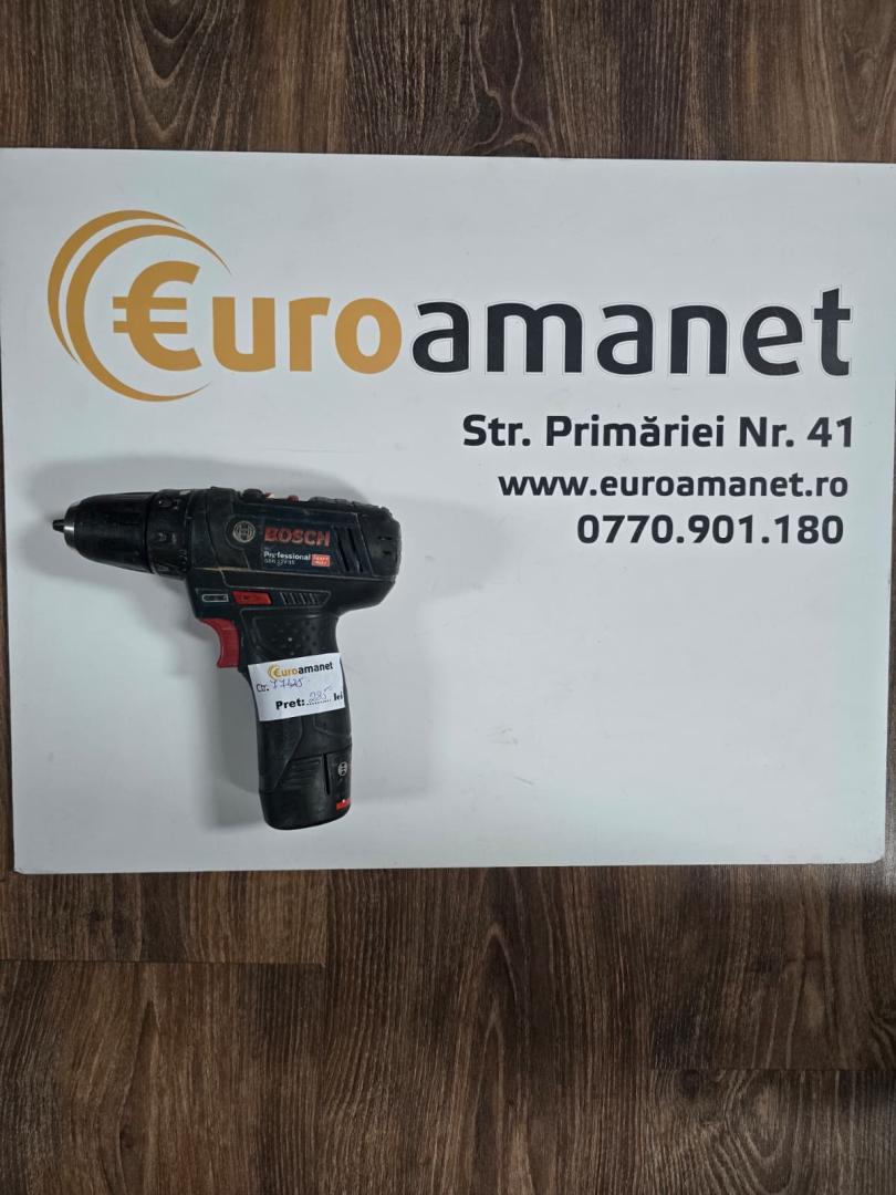 Masina de gaurit si insurubat (bormasina) pe acumulator Bosch Professional GSR 120-Li, 12 V, 1500 RPM, 14-30 Nm,