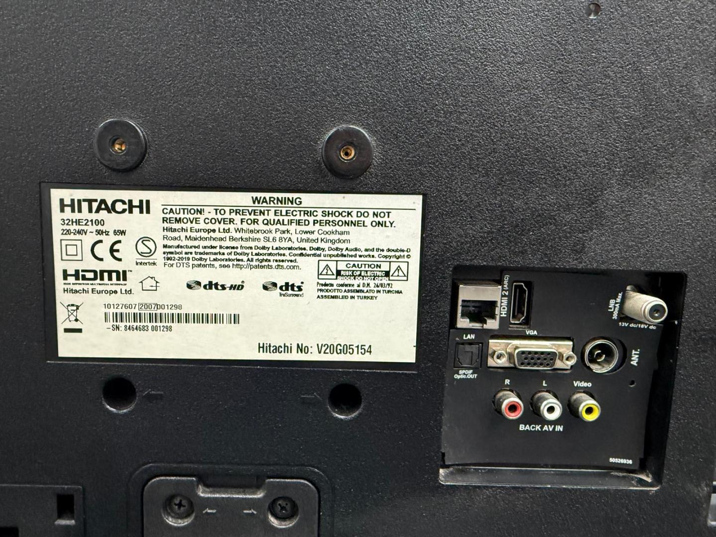 Televizor LED Smart Hitachi 32HE2100, 81 cm image 1