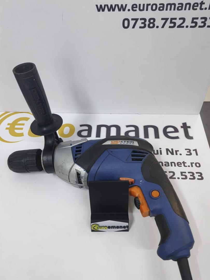 Mașină de găurit cu impact cu fir Dexter image 1