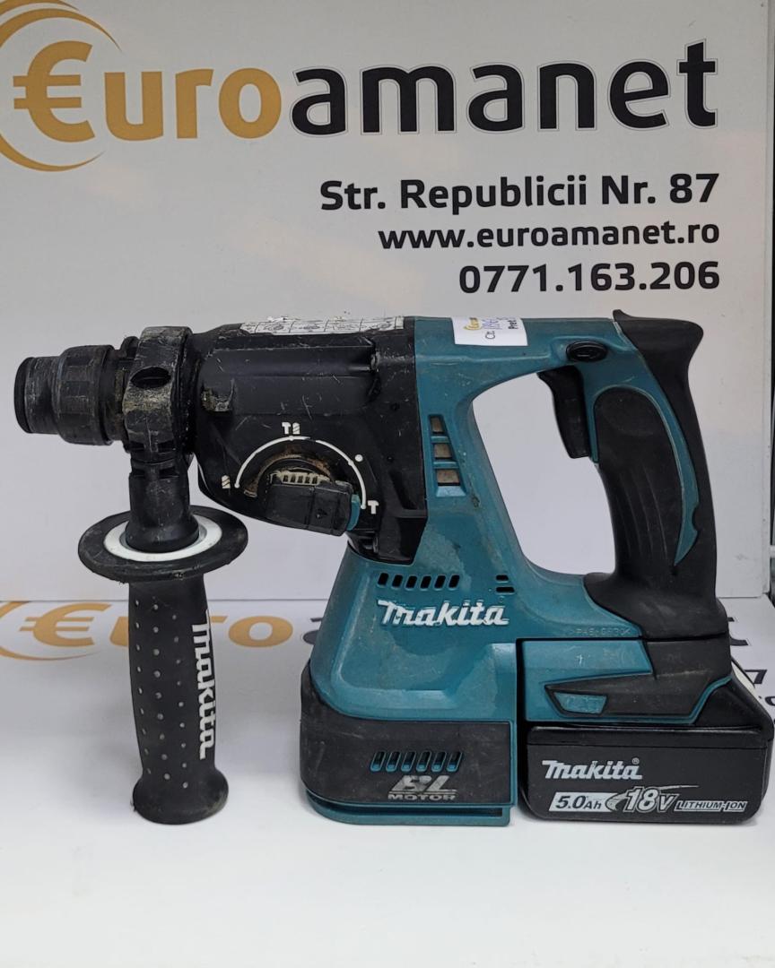 Ciocan rotopercutor profesional Makita DHR242, 18V