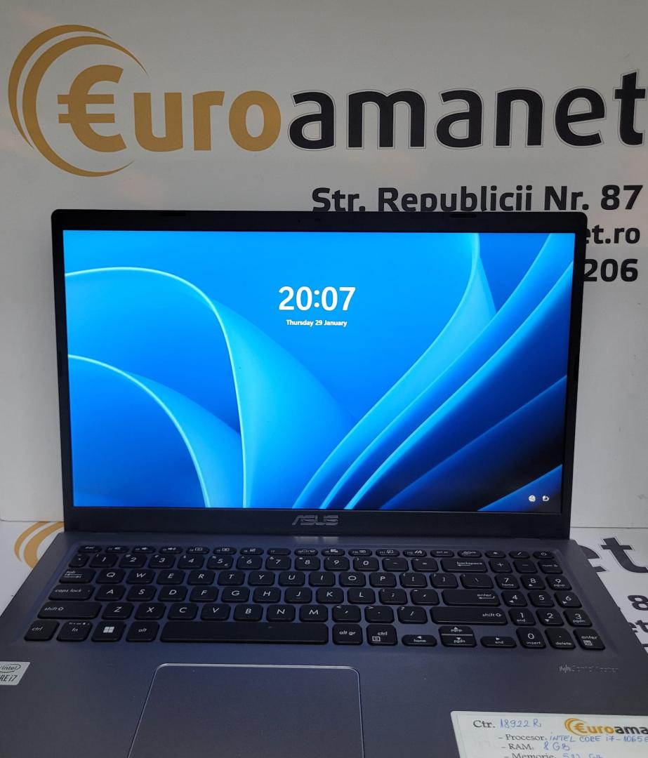 Laptop ASUS 512 GB, Intel Core i7-1065G7, 15.6" Full HD, 8GB, Intel UHD Graphics image 1