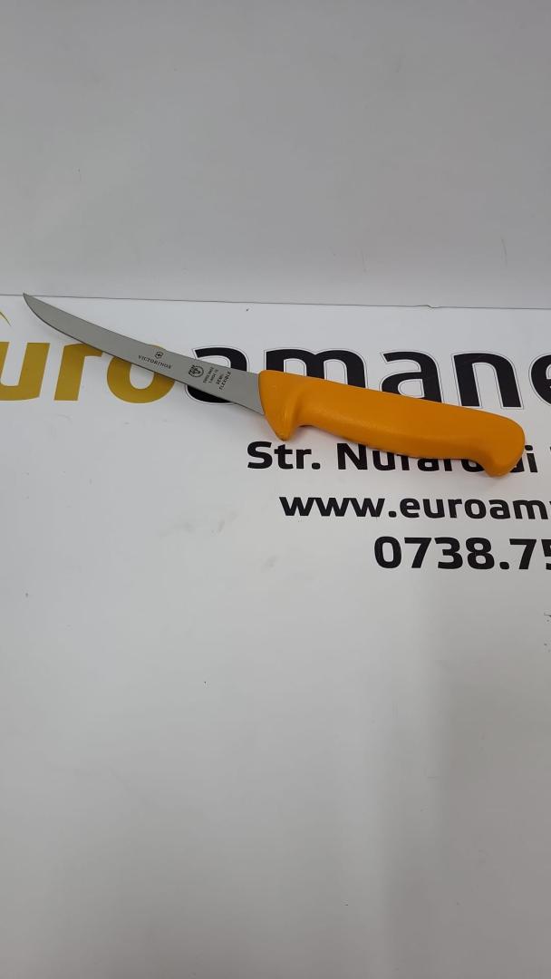 Cutit de dezosat cu lama curbata, flexibilitate medie 13 16 cm, SWIBO WEGNER image 1