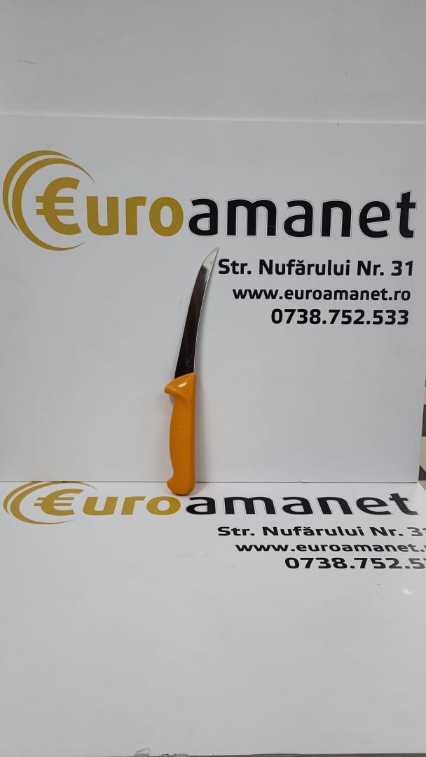 Cutit de dezosat cu lama curbata, flexibilitate medie 13 16 cm, SWIBO WEGNER image 2