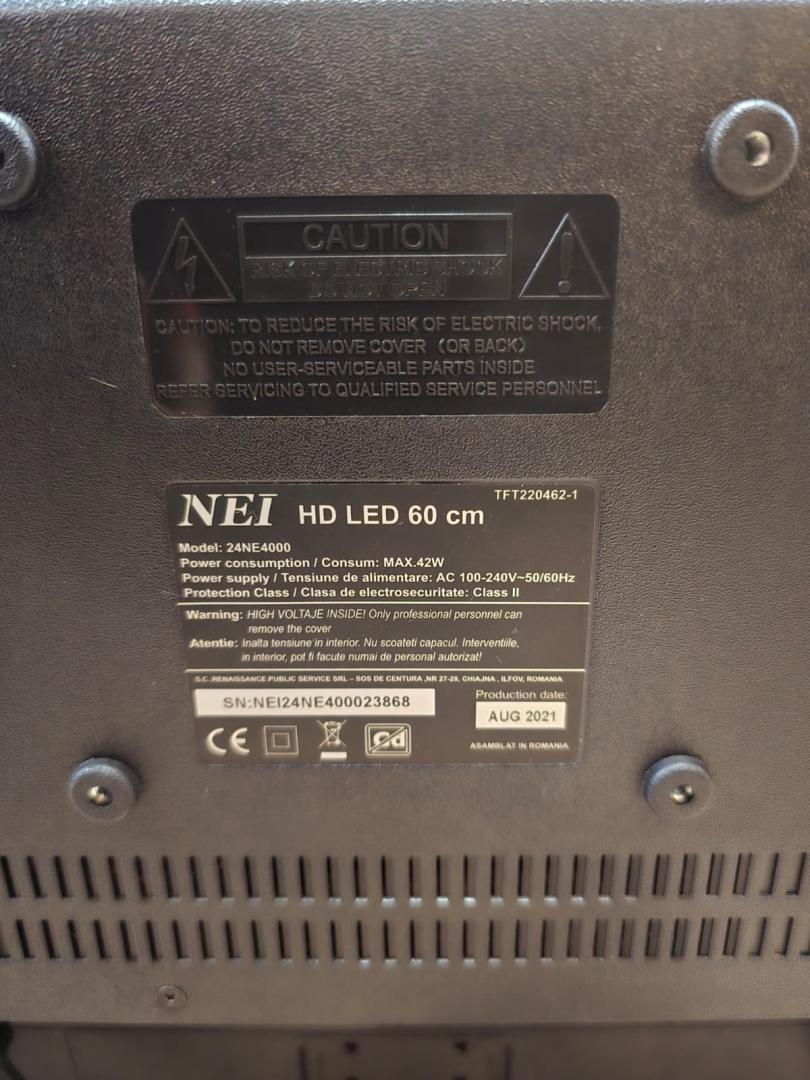 Televizor LED NEI 24NE4000, 60cm HD, Clasa F image 2