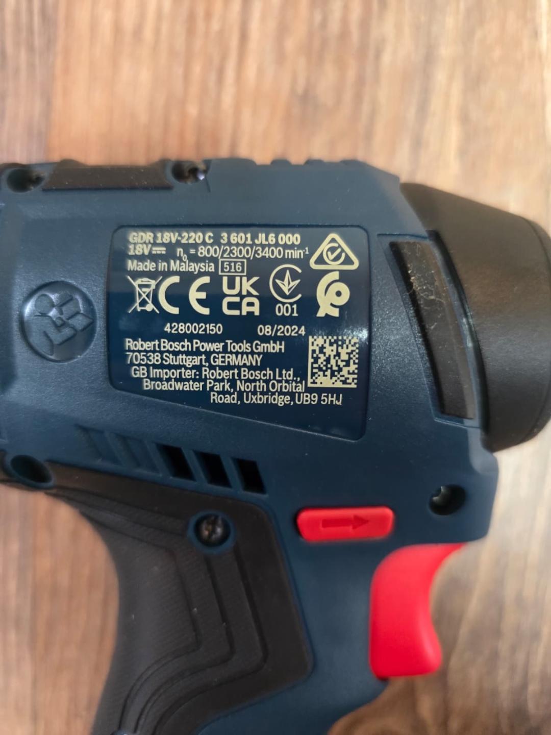 Surubelnita cu impact BOSCH GDR 18V-220 C, Li-Ion, 220Nm image 5