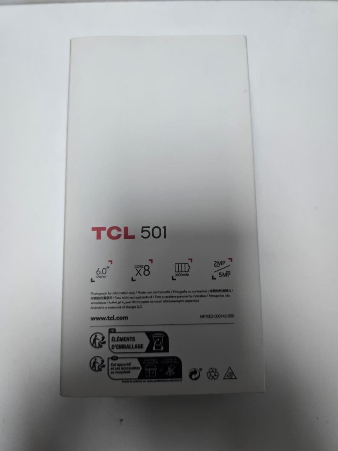 Telefon mobil TCL 501, 2GB RAM, 32GB, 4G, Prime Black image 2
