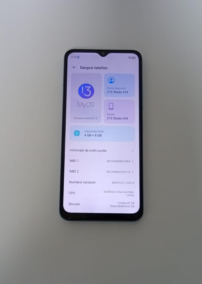 Telefon mobil ZTE A54 image 1