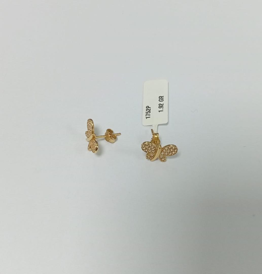 Cercei aur 14 K image 1