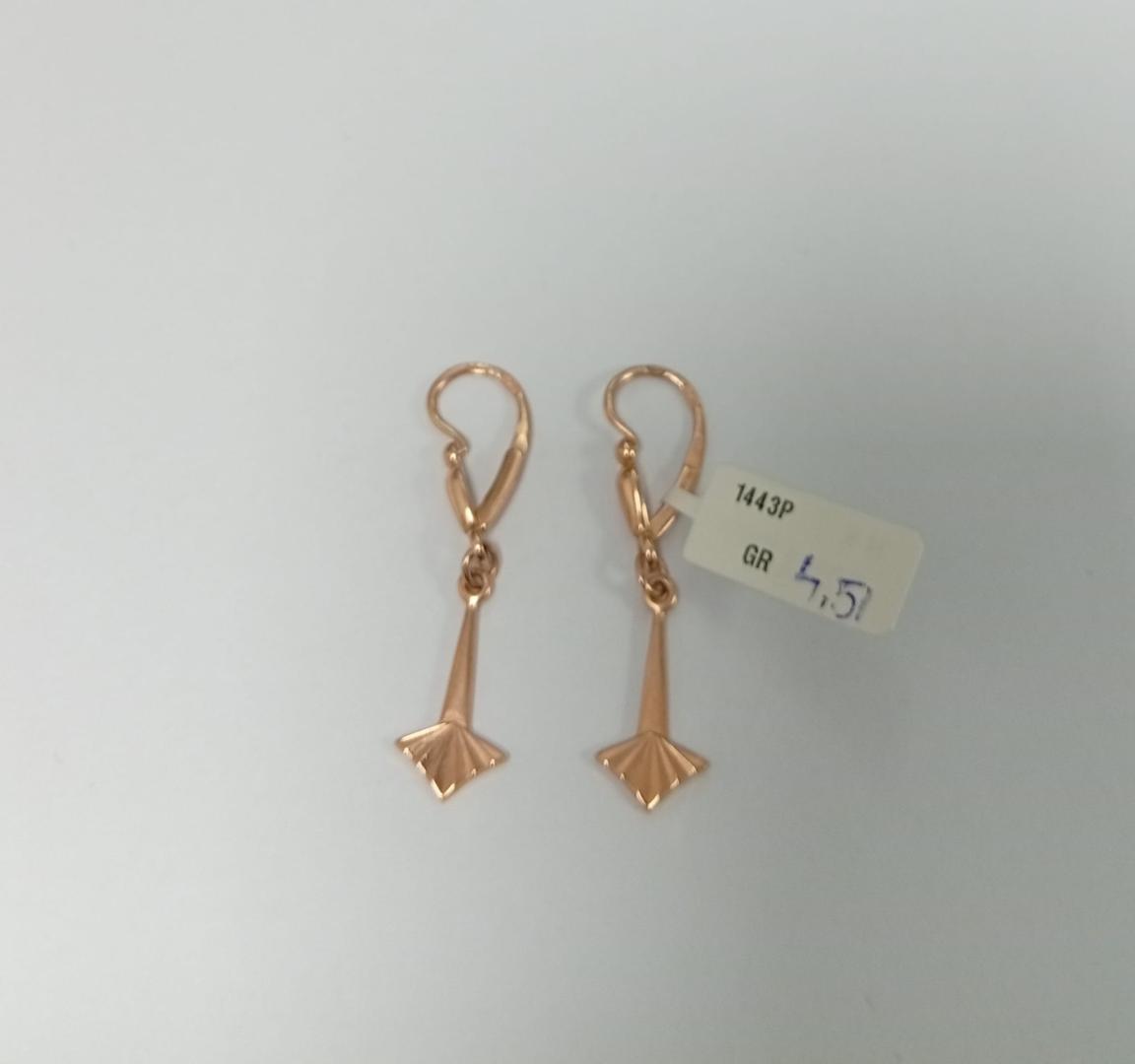 Cercei aur 14 K image 1