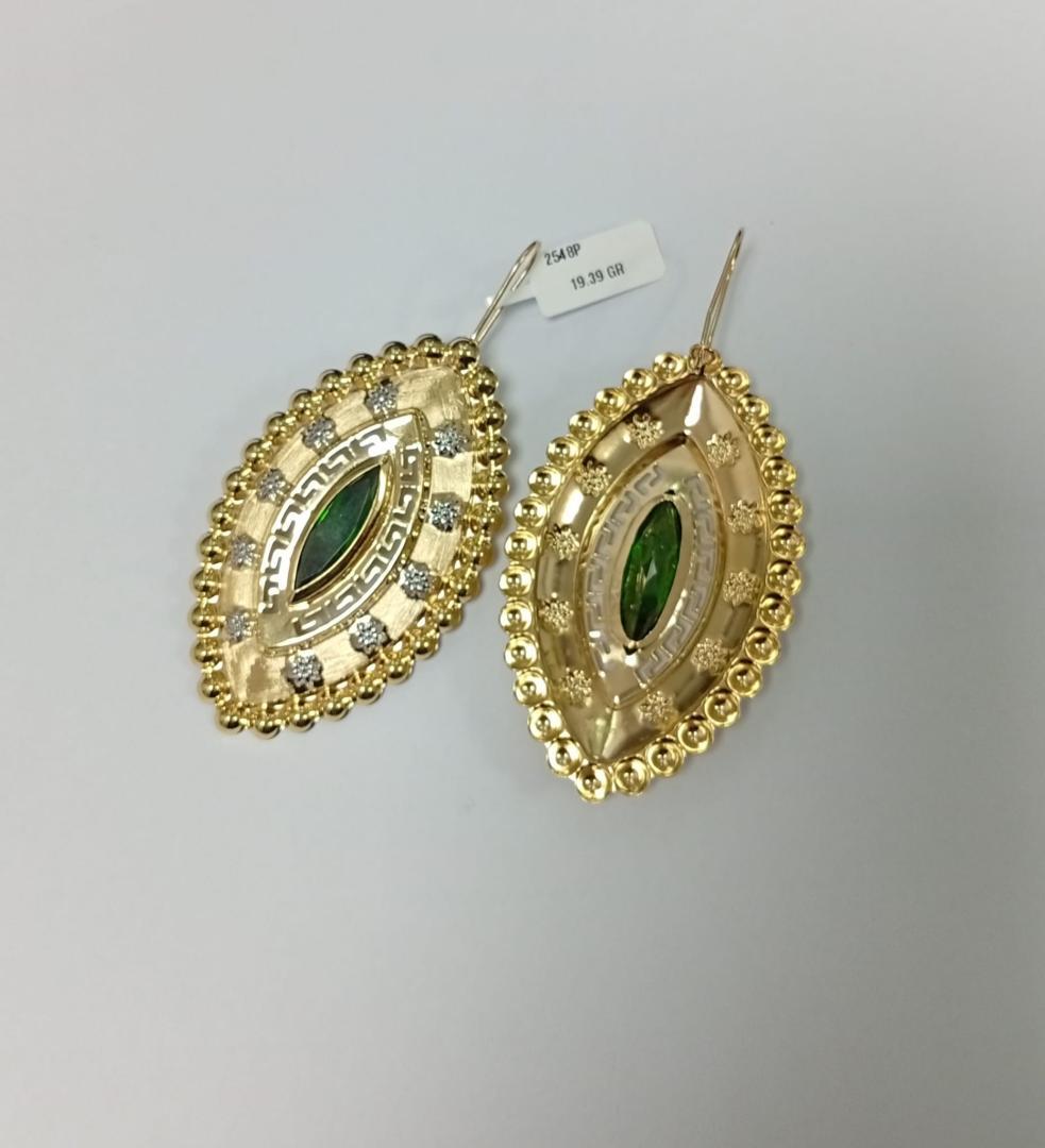 Cercei Aur 14 K image 2