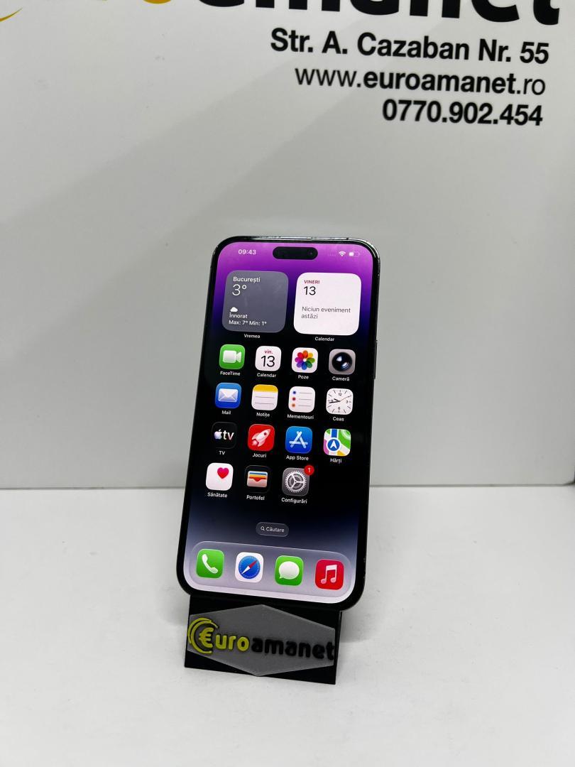 Telefon mobil Apple iPhone 14 Pro Max, 128GB, Bat 84% image 1
