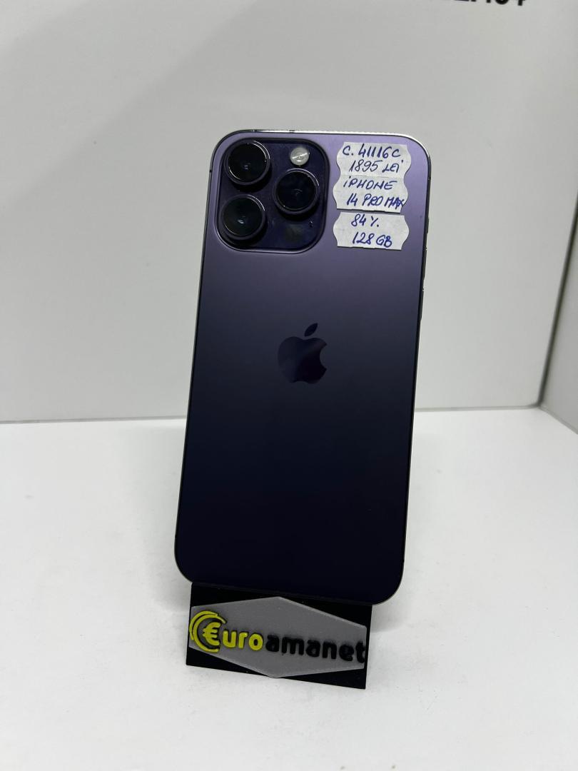 Telefon mobil Apple iPhone 14 Pro Max, 128GB, Bat 84% image 4