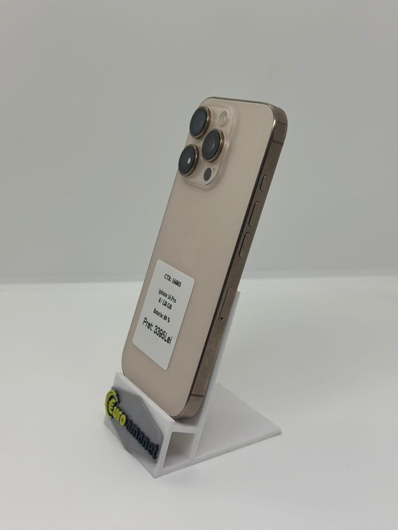 Telefon mobil Apple iPhone 16 Pro, 128GB, Baterie 89% image 1