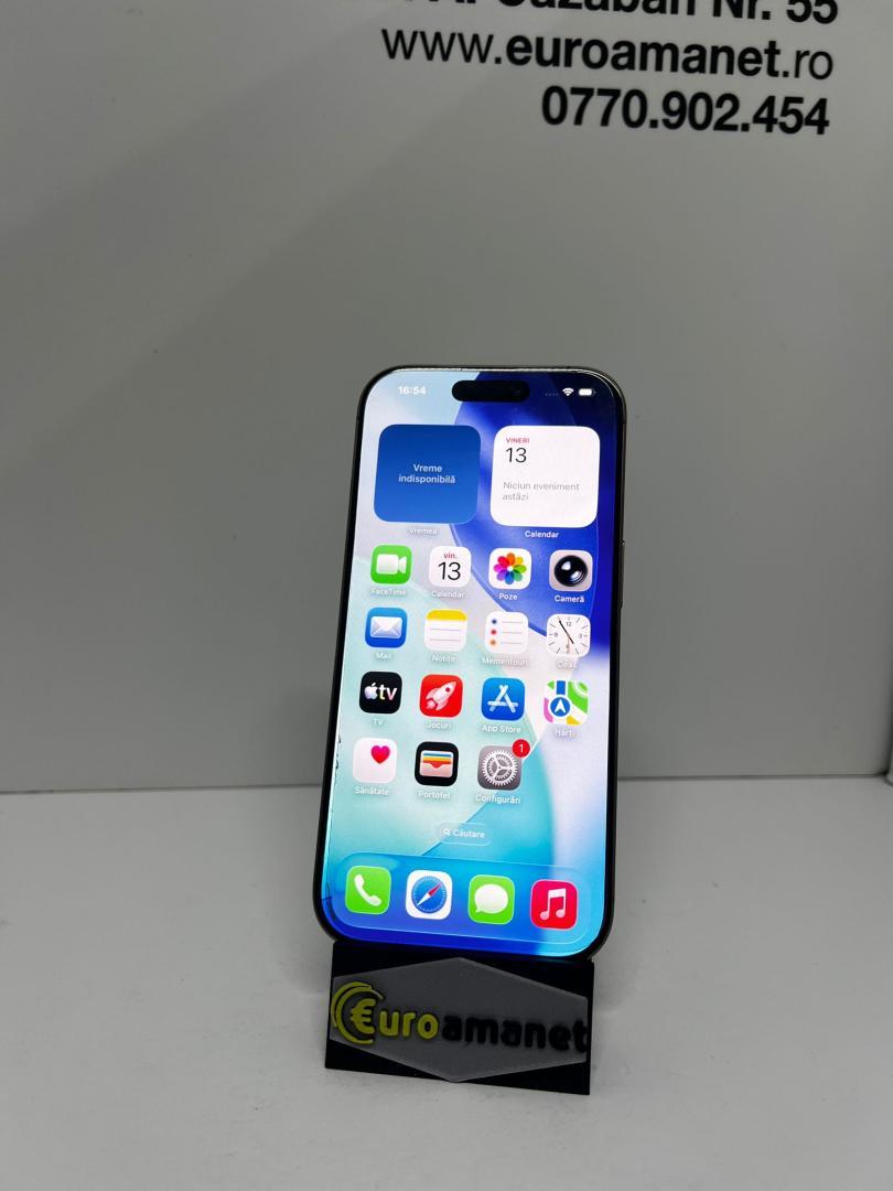 Telefon mobil Apple iPhone 16 Pro, 128GB, Bat 91% image 1