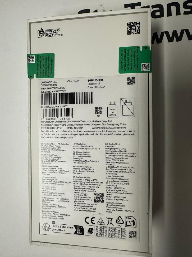 Oppo A5 Pro, 256GB, 8GB RAM image 1