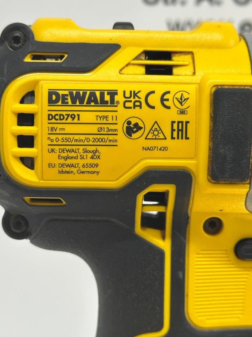 Masina de insurubat si gaurit DeWalt DCD791P2, 18V XR, 5Ah image 5