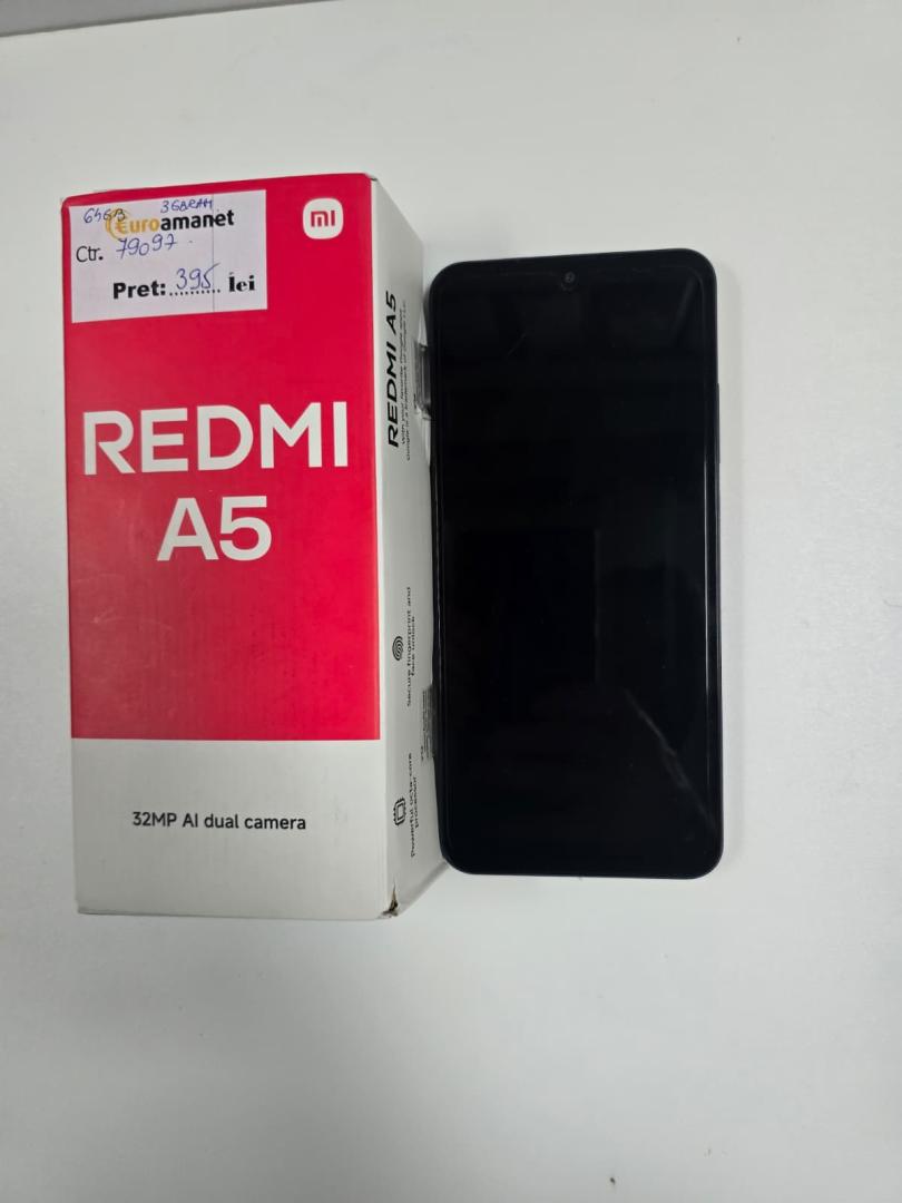 Telefon mobil Xiaomi Redmi A5, 3GB RAM, 64GB, 4G, Black