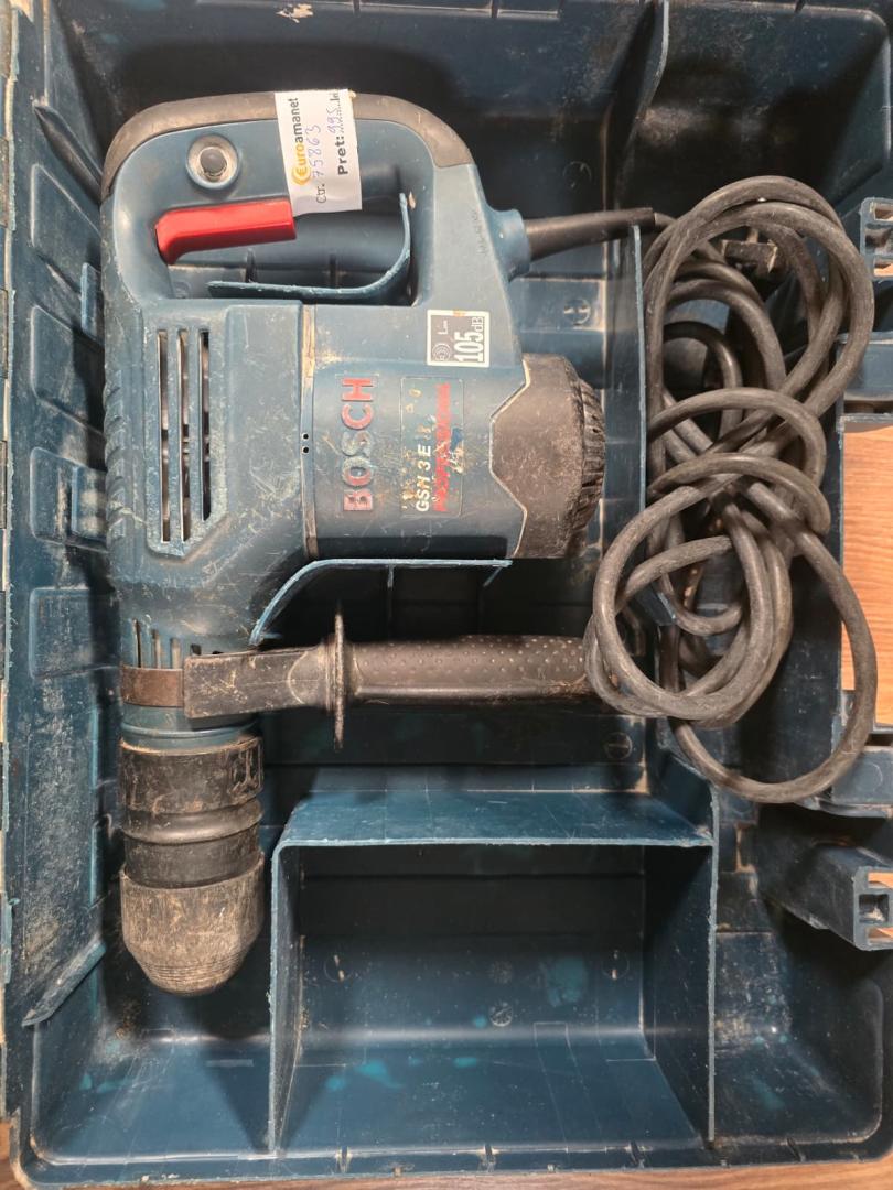 Ciocan demolator SDS-Plus Bosch Professional GSH 3 E, 650W, 2.6J, turatie reglabila, valiza plastic image 3