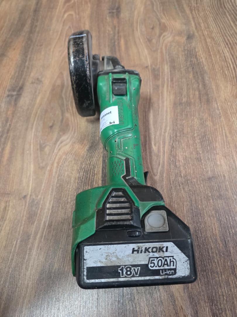 Polizor unghiular cu acumulator Hikoki G1813DVEWQZ, 18V, 125 mm image 2