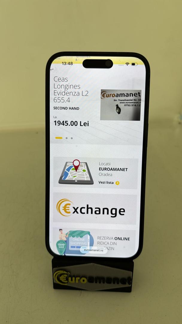 Telefon mobil Apple iPhone 14 Pro, 128GB, 5G Bat 83 %