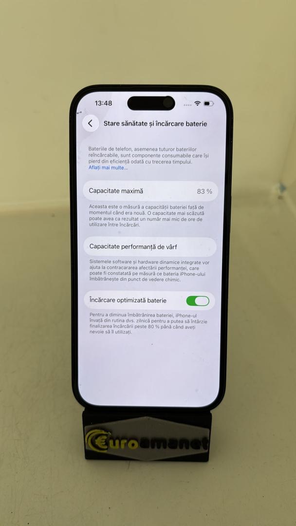 Telefon mobil Apple iPhone 14 Pro, 128GB, 5G Bat 83 % image 1