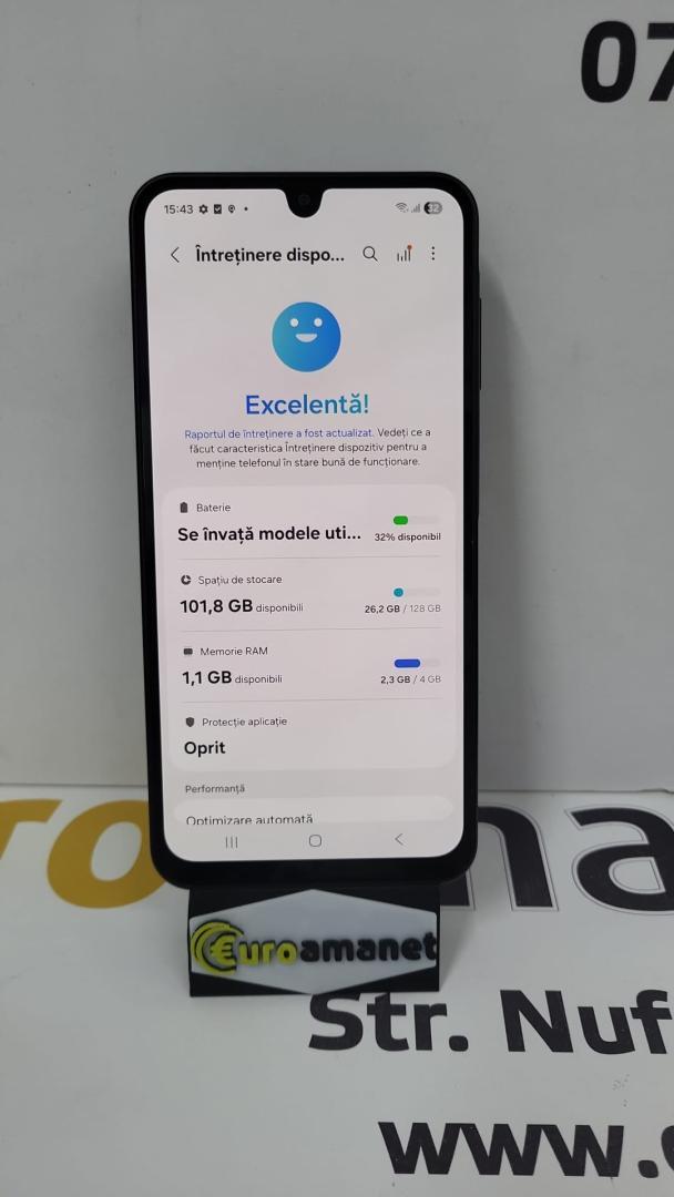 Telefon mobil Samsung Galaxy A17, Dual SIM, 4GB RAM, 128GB, 5G, Black image 4