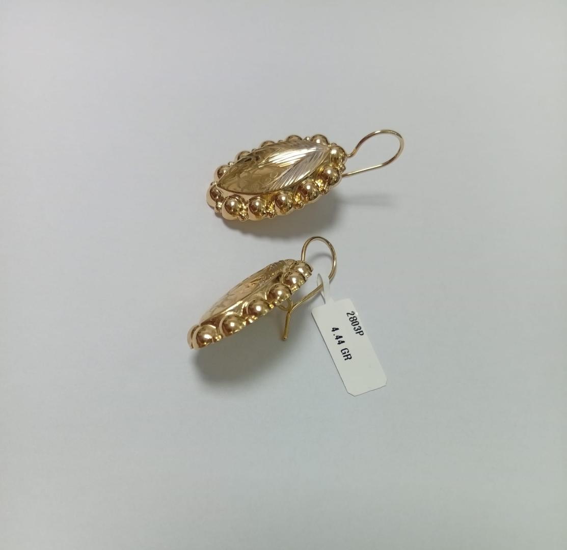 Cercei Aur 14 K image 2