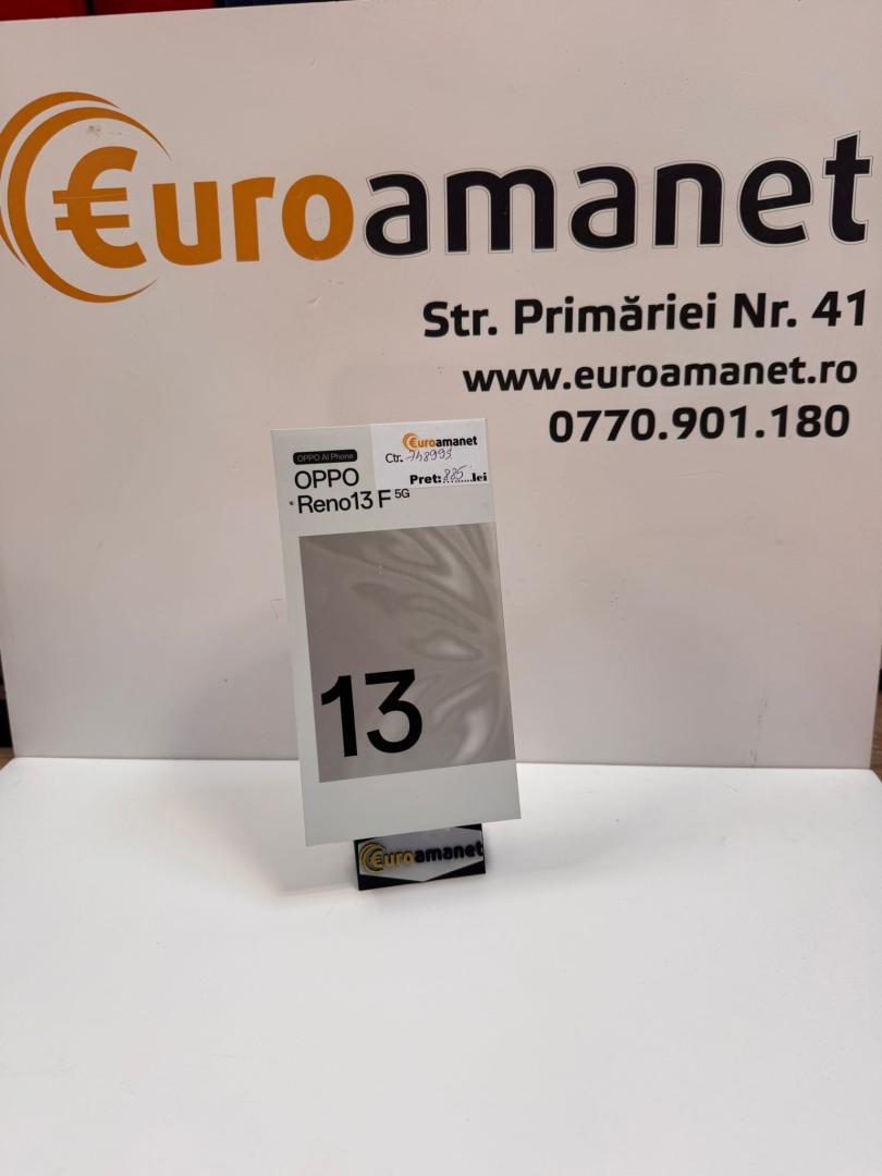 Telefon mobil OPPO Reno13 F, Dual SIM, 8GB RAM, 256GB, 5G, Luminous Blue