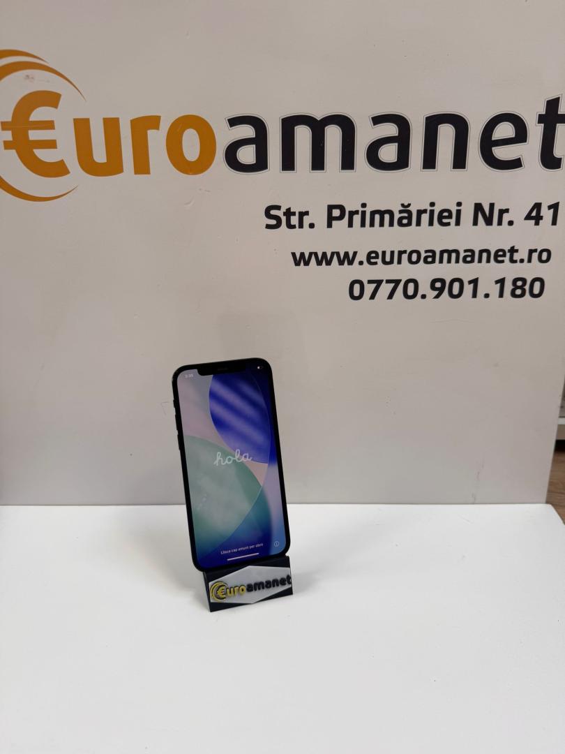 Telefon mobil Apple iPhone 12, 64GB, 5G, Black, 96% Baterie