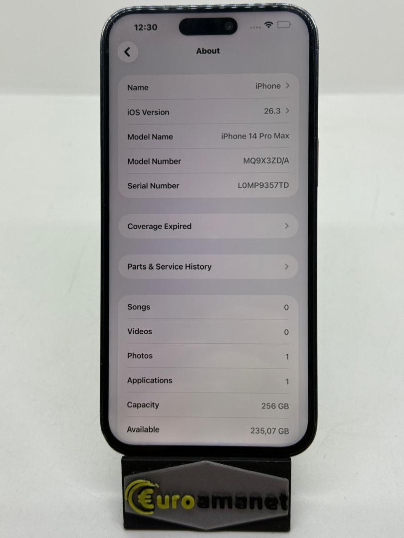 Telefon mobil Apple iPhone 14 Pro Max, 256GB, 5G image 1