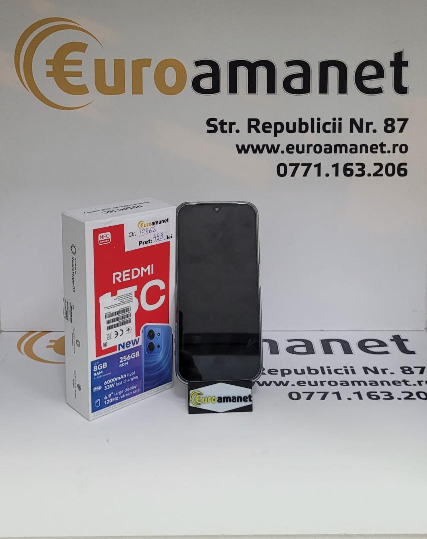 Telefon mobil Xiaomi Redmi 15C, 8GB RAM, 256GB, 5G, Midnight Black