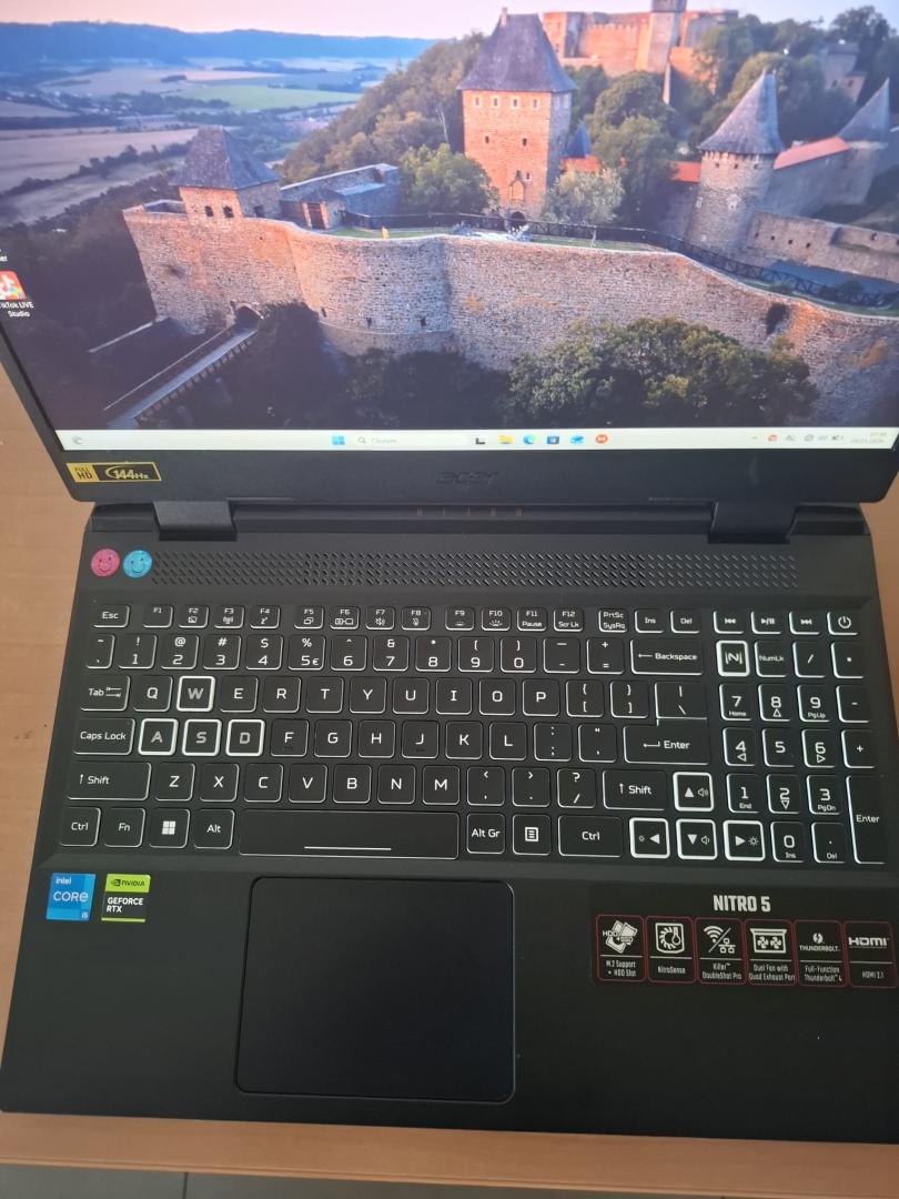 Laptop Gaming Acer Nitro 5, i5-12450H, 15.6", Full HD