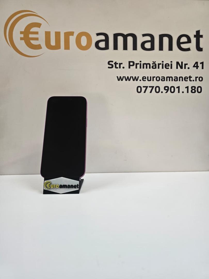 Telefon mobil Apple iPhone 16 Plus, 128GB, 5G, Pink, 100% Baterie