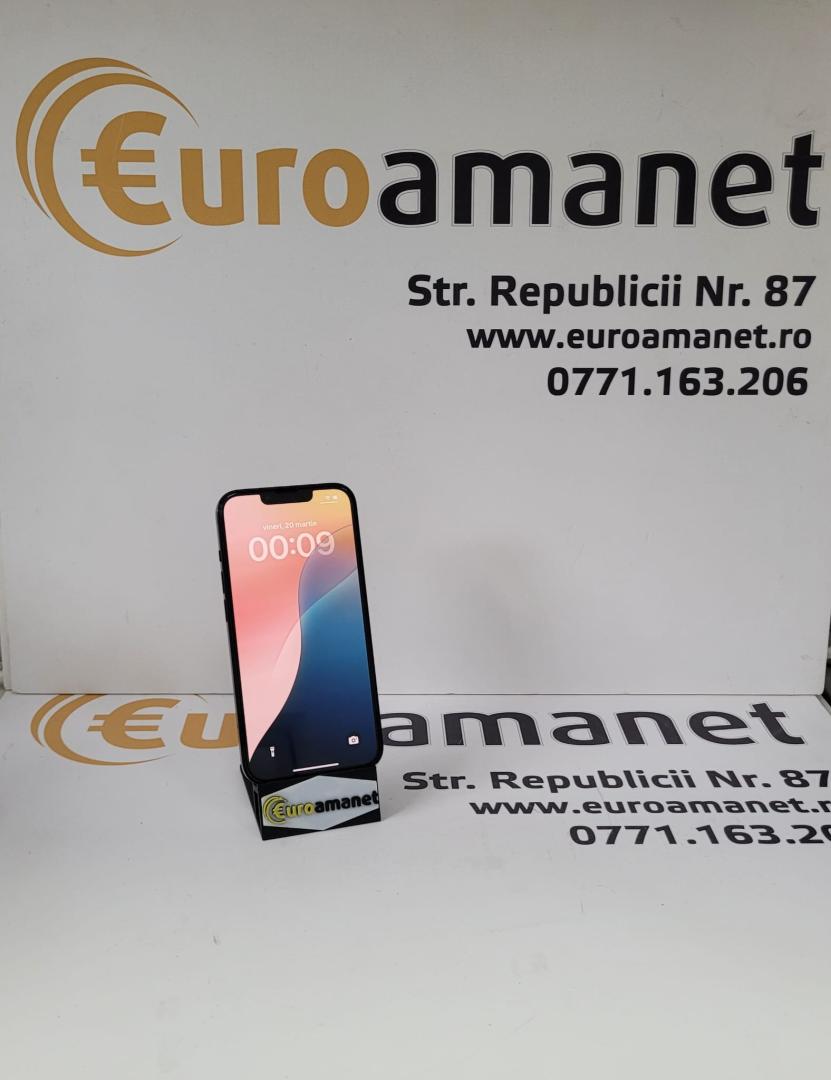 Telefon mobil Apple iPhone 13, 128GB, 5G, Midnight BATERIE 100%
